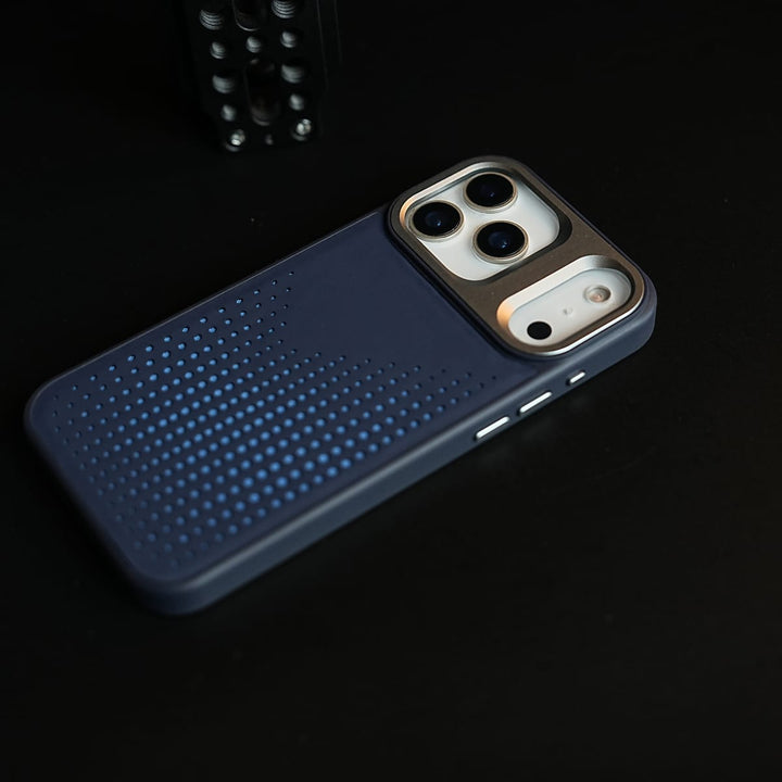 FRATO iPhone 17 Series iPhone 17 Series Premium Dot Design PU Leather MagSafe Case with Metal Camera Frame