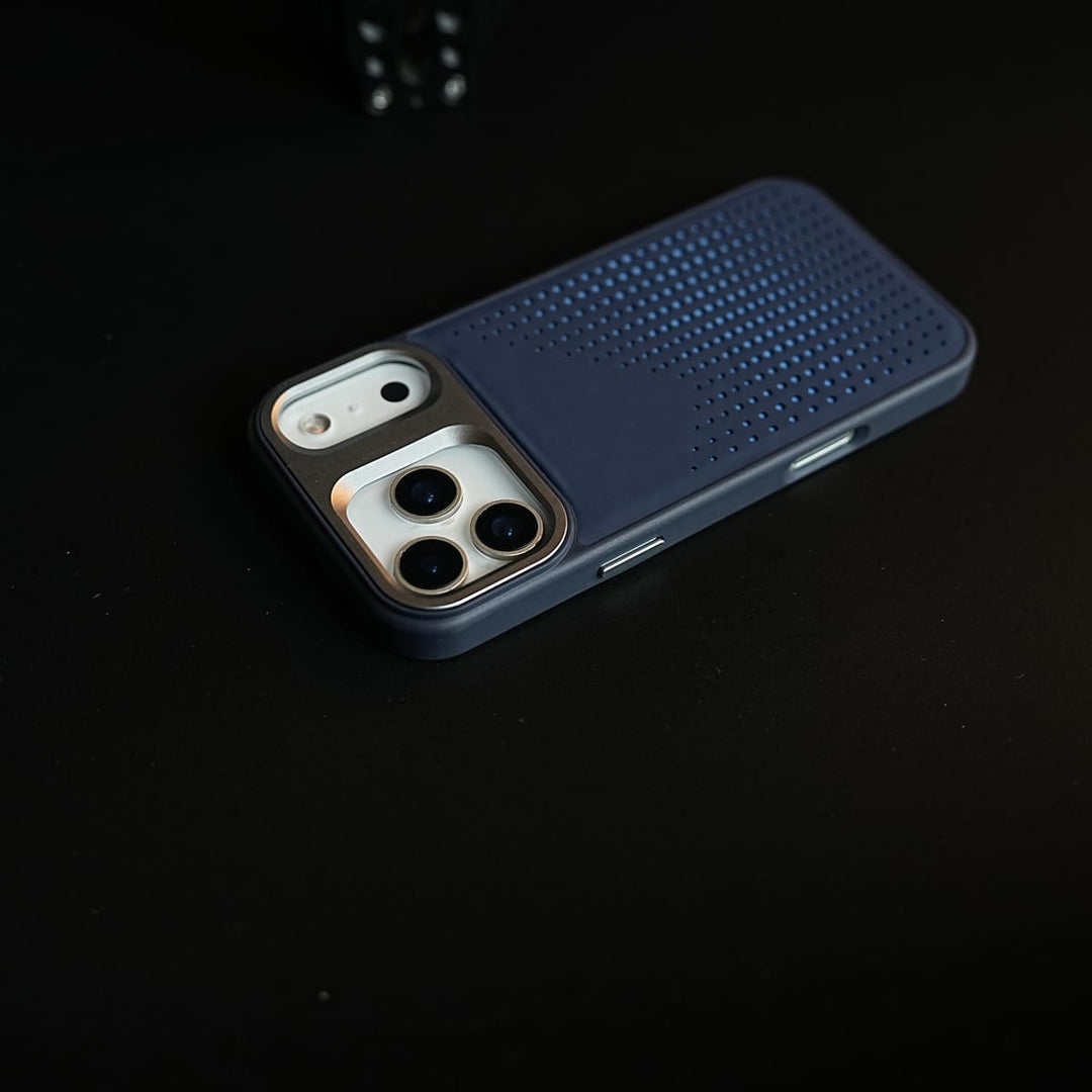 FRATO iPhone 17 Series iPhone 17 Series Premium Dot Design PU Leather MagSafe Case with Metal Camera Frame