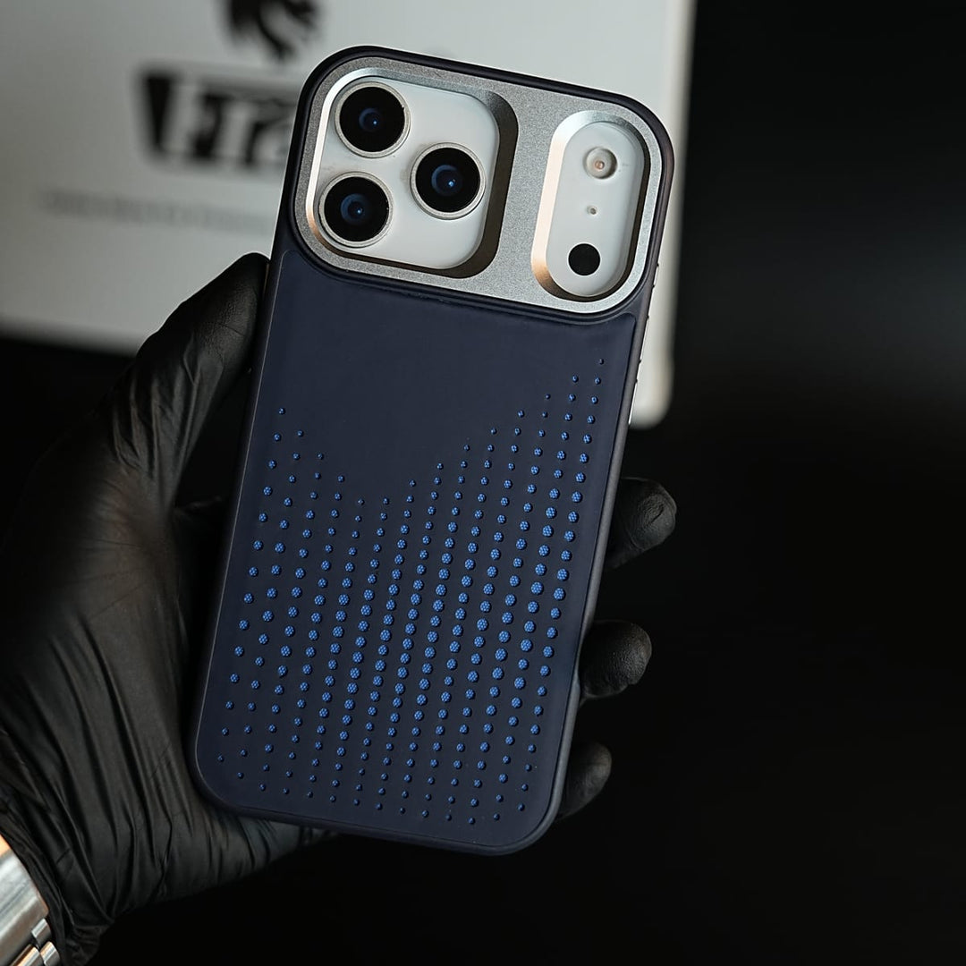 FRATO iPhone 17 Series iPhone 17 Series Premium Dot Design PU Leather MagSafe Case with Metal Camera Frame