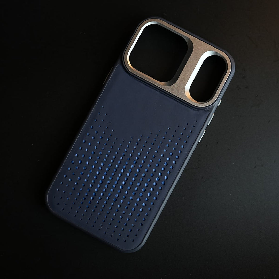 FRATO iPhone 17 Series iPhone 17 Series Premium Dot Design PU Leather MagSafe Case with Metal Camera Frame