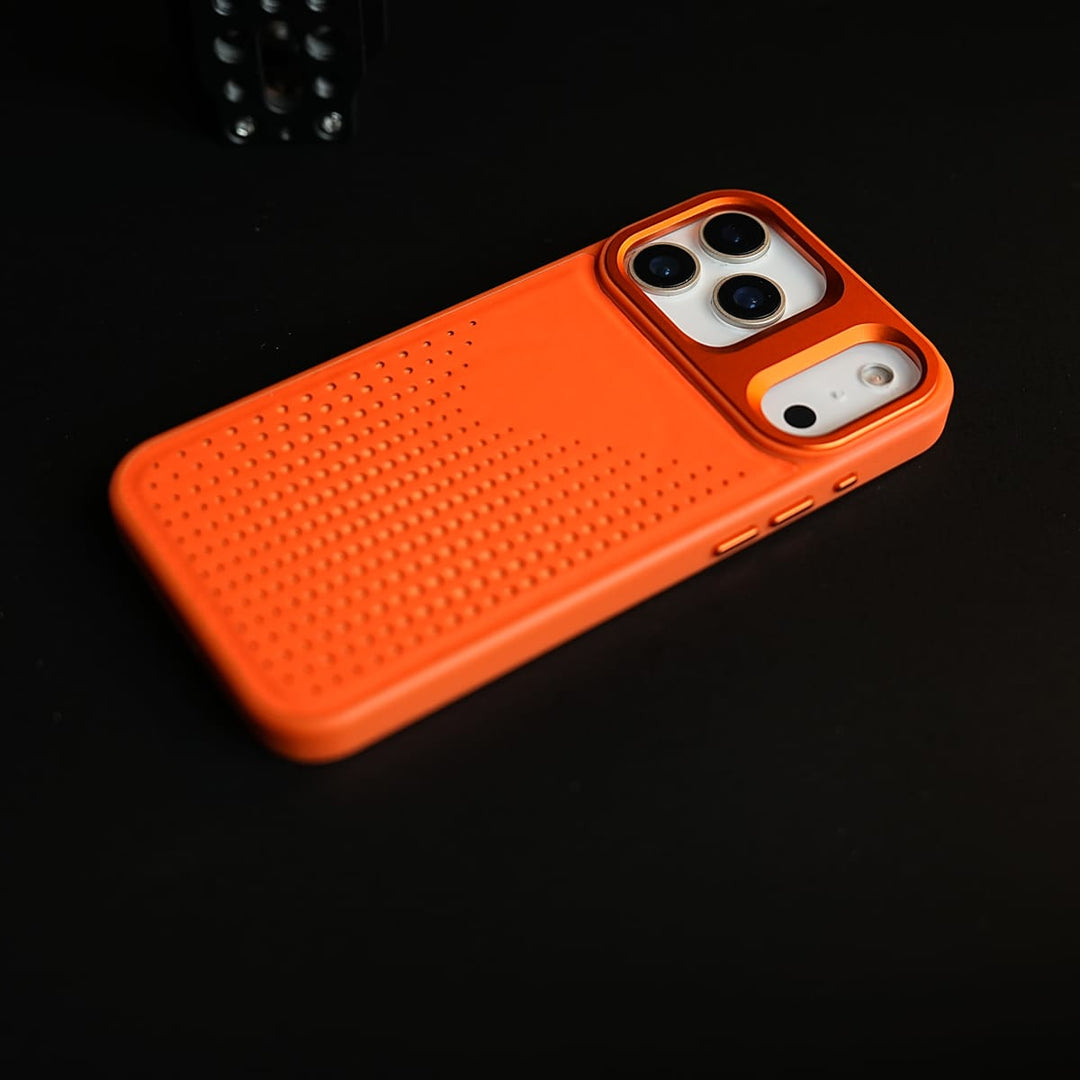 FRATO iPhone 17 Series iPhone 17 Series Premium Dot Design PU Leather MagSafe Case with Metal Camera Frame