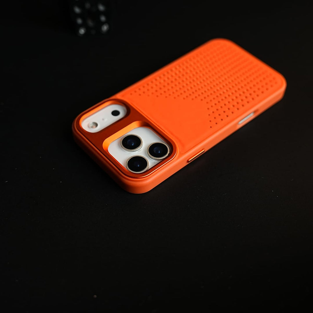 FRATO iPhone 17 Series iPhone 17 Series Premium Dot Design PU Leather MagSafe Case with Metal Camera Frame