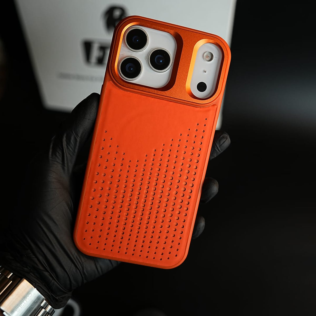 FRATO iPhone 17 Series iPhone 17 Series Premium Dot Design PU Leather MagSafe Case with Metal Camera Frame