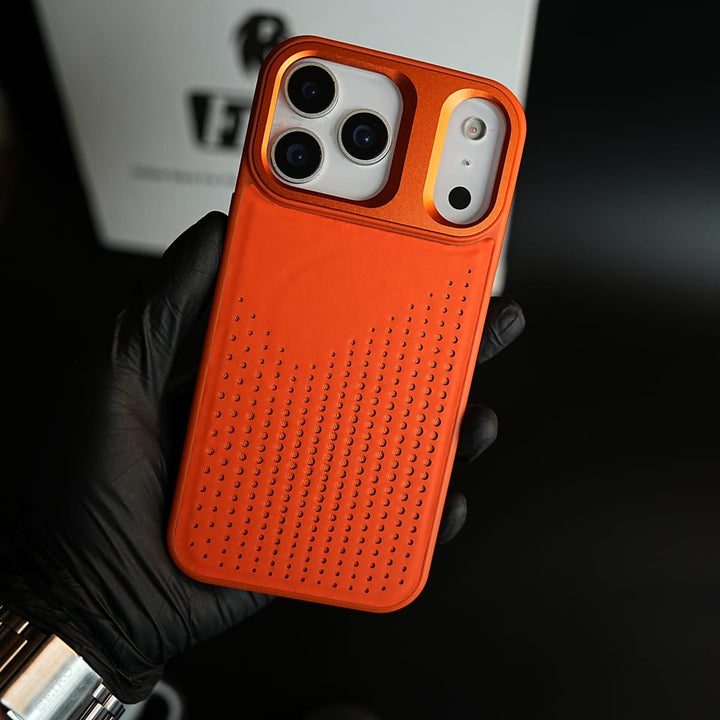 FRATO iPhone 17 Series iPhone 17 Series Premium Dot Design PU Leather MagSafe Case with Metal Camera Frame