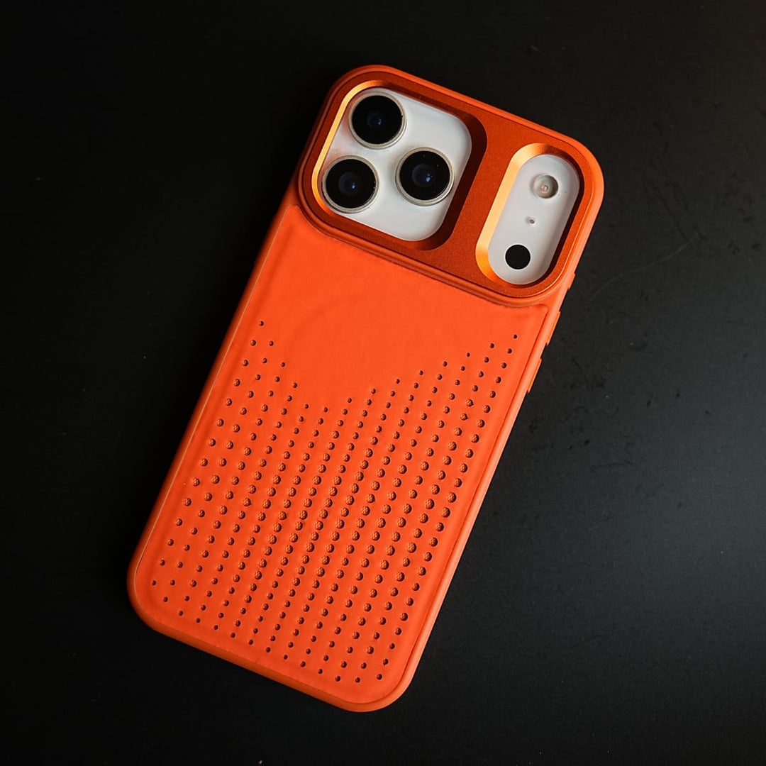 FRATO iPhone 17 Series iPhone 17 Series Premium Dot Design PU Leather MagSafe Case with Metal Camera Frame