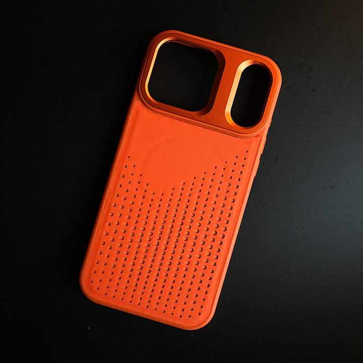 FRATO iPhone 17 Series iPhone 17 Series Premium Dot Design PU Leather MagSafe Case with Metal Camera Frame
