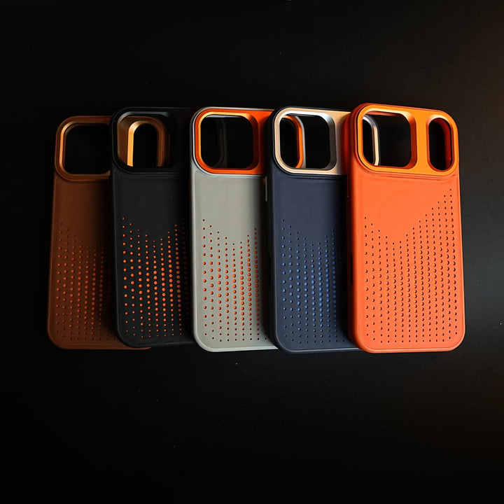 FRATO iPhone 17 Series iPhone 17 Series Premium Dot Design PU Leather MagSafe Case with Metal Camera Frame