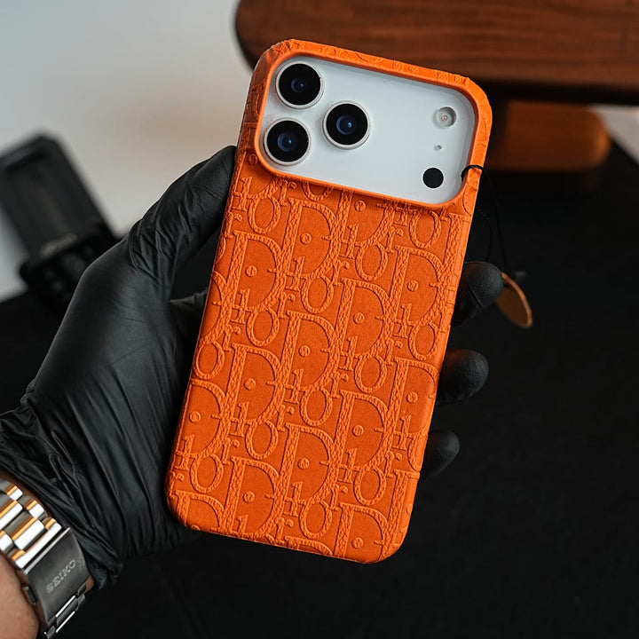 FRATO iPhone 17 Series iPhone 17 Series Premium Embossed PU Leather Designer Pattern Slim Protective Case
