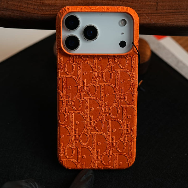 FRATO iPhone 17 Series iPhone 17 Series Premium Embossed PU Leather Designer Pattern Slim Protective Case