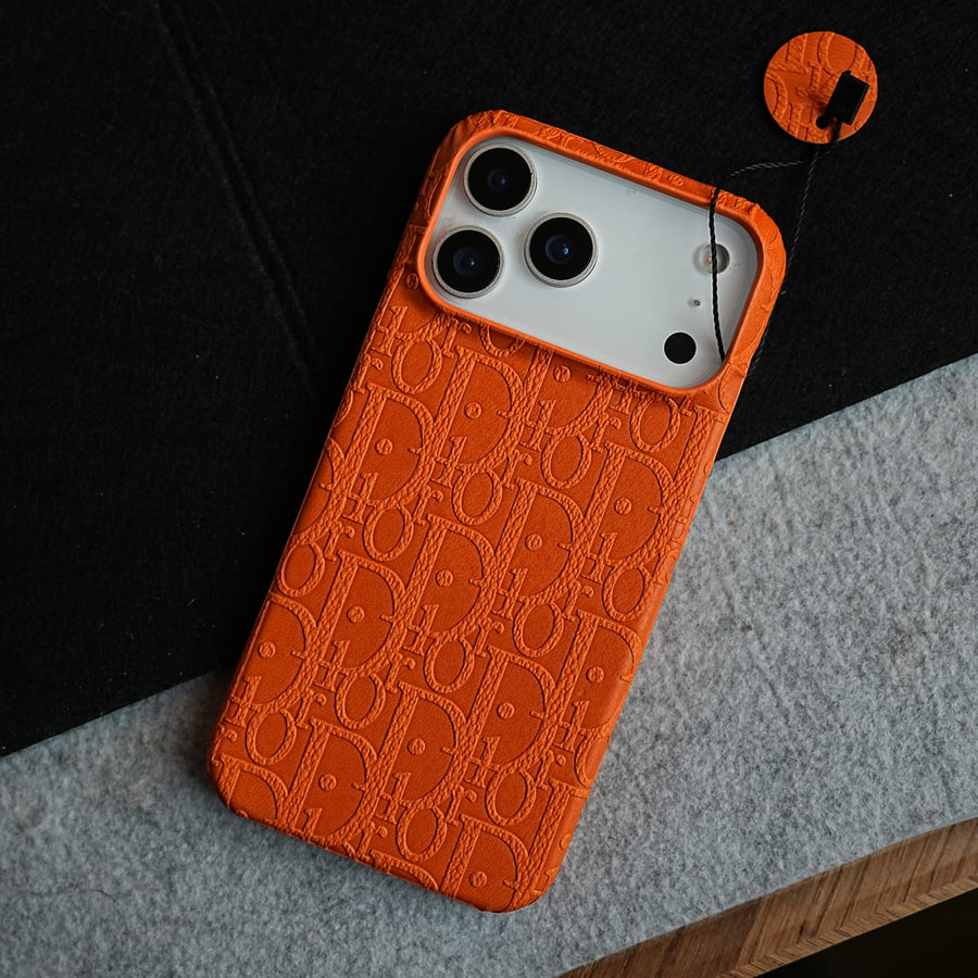 FRATO iPhone 17 Series iPhone 17 Series Premium Embossed PU Leather Designer Pattern Slim Protective Case