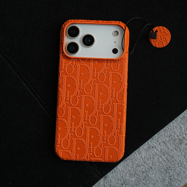 FRATO iPhone 17 Series iPhone 17 Series Premium Embossed PU Leather Designer Pattern Slim Protective Case