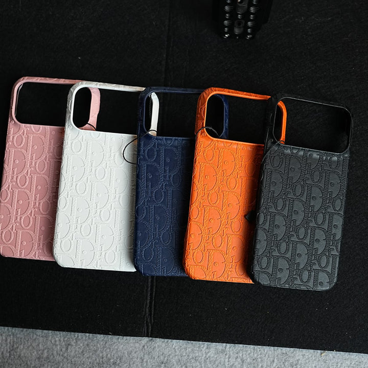 FRATO iPhone 17 Series iPhone 17 Series Premium Embossed PU Leather Designer Pattern Slim Protective Case