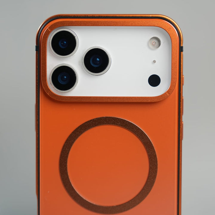 FRATO iPhone 17 Series iPhone 17 Series Premium Glass Back MagSafe Case with Aluminium Side Bumper