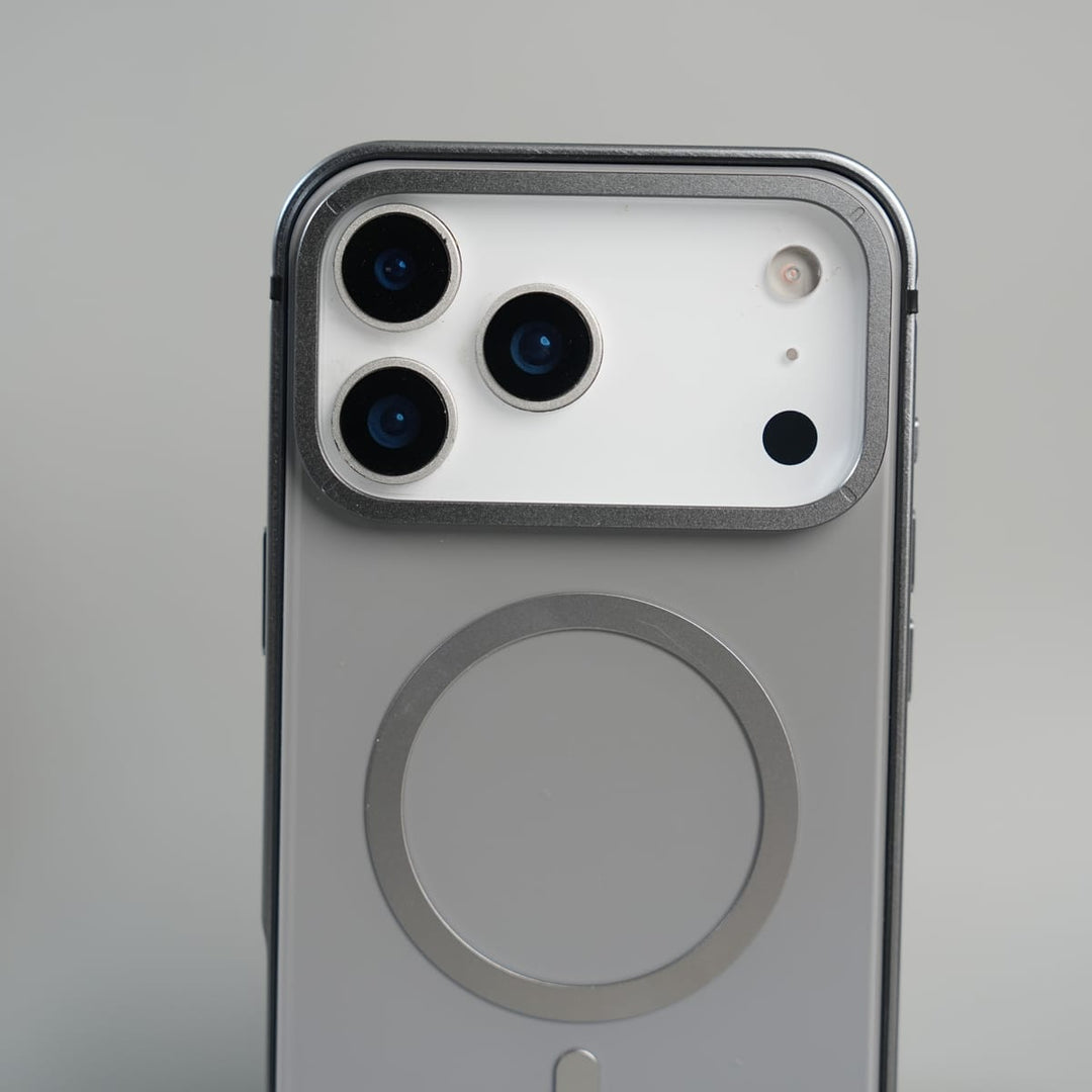 FRATO iPhone 17 Series iPhone 17 Series Premium Glass Back MagSafe Case with Aluminium Side Bumper