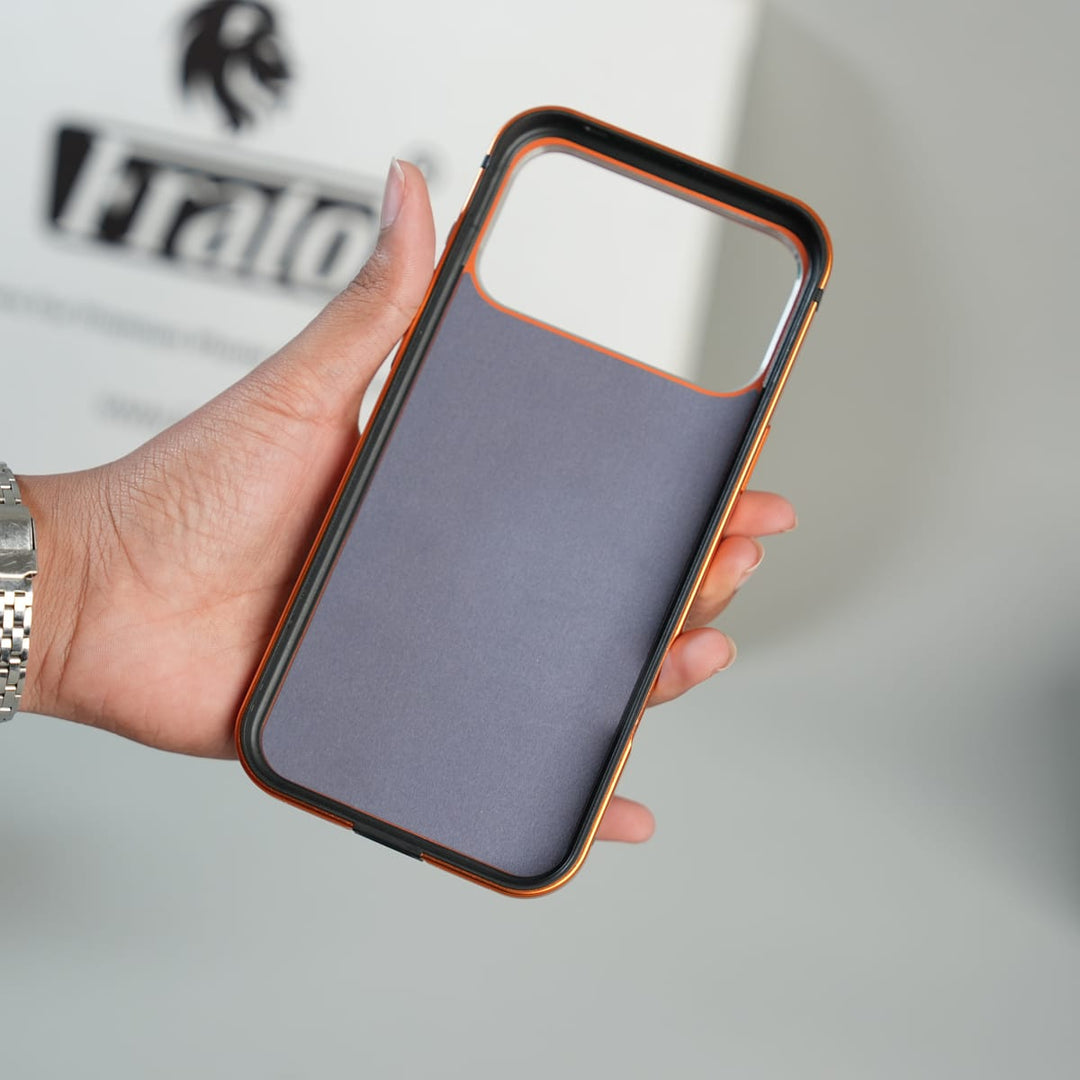FRATO iPhone 17 Series iPhone 17 Series Premium Glass Back MagSafe Case with Aluminium Side Bumper