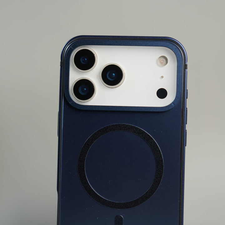 FRATO iPhone 17 Series iPhone 17 Series Premium Glass Back MagSafe Case with Aluminium Side Bumper