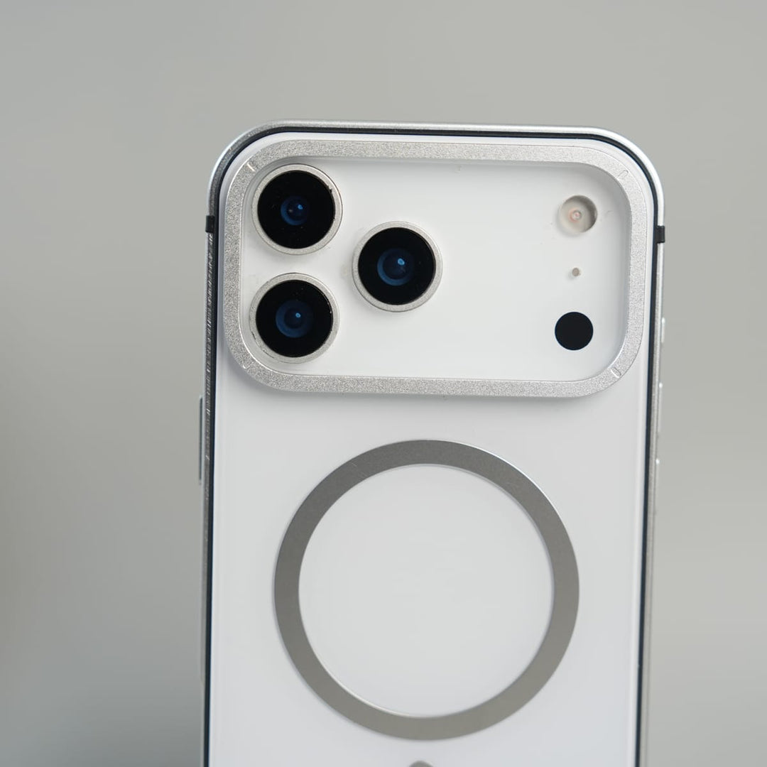 FRATO iPhone 17 Series iPhone 17 Series Premium Glass Back MagSafe Case with Aluminium Side Bumper