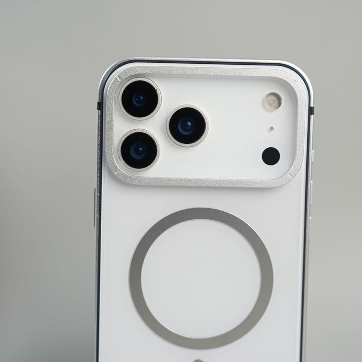 FRATO iPhone 17 Series iPhone 17 Series Premium Glass Back MagSafe Case with Aluminium Side Bumper