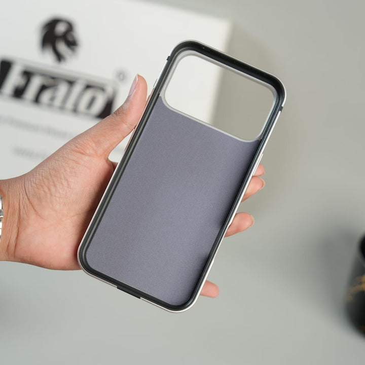 FRATO iPhone 17 Series iPhone 17 Series Premium Glass Back MagSafe Case with Aluminium Side Bumper