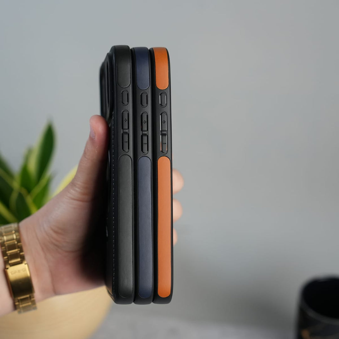 FRATO iPhone 17 Series iPhone 17 Series Premium Leather MagSafe Case with Kickstand &amp; Camera Protection | Luxury Slim Cover
