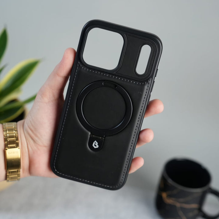FRATO iPhone 17 Series iPhone 17 Series Premium Leather MagSafe Case with Kickstand &amp; Camera Protection | Luxury Slim Cover