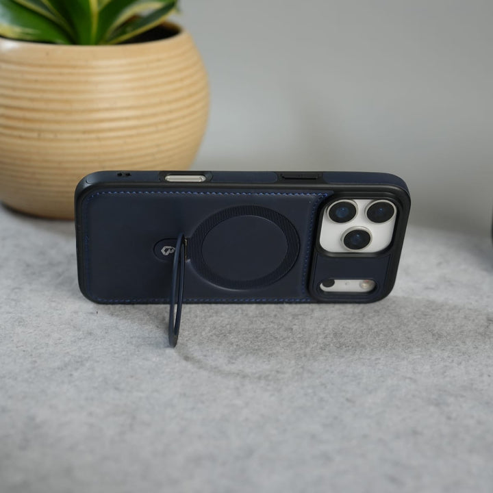 FRATO iPhone 17 Series iPhone 17 Series Premium Leather MagSafe Case with Kickstand &amp; Camera Protection | Luxury Slim Cover