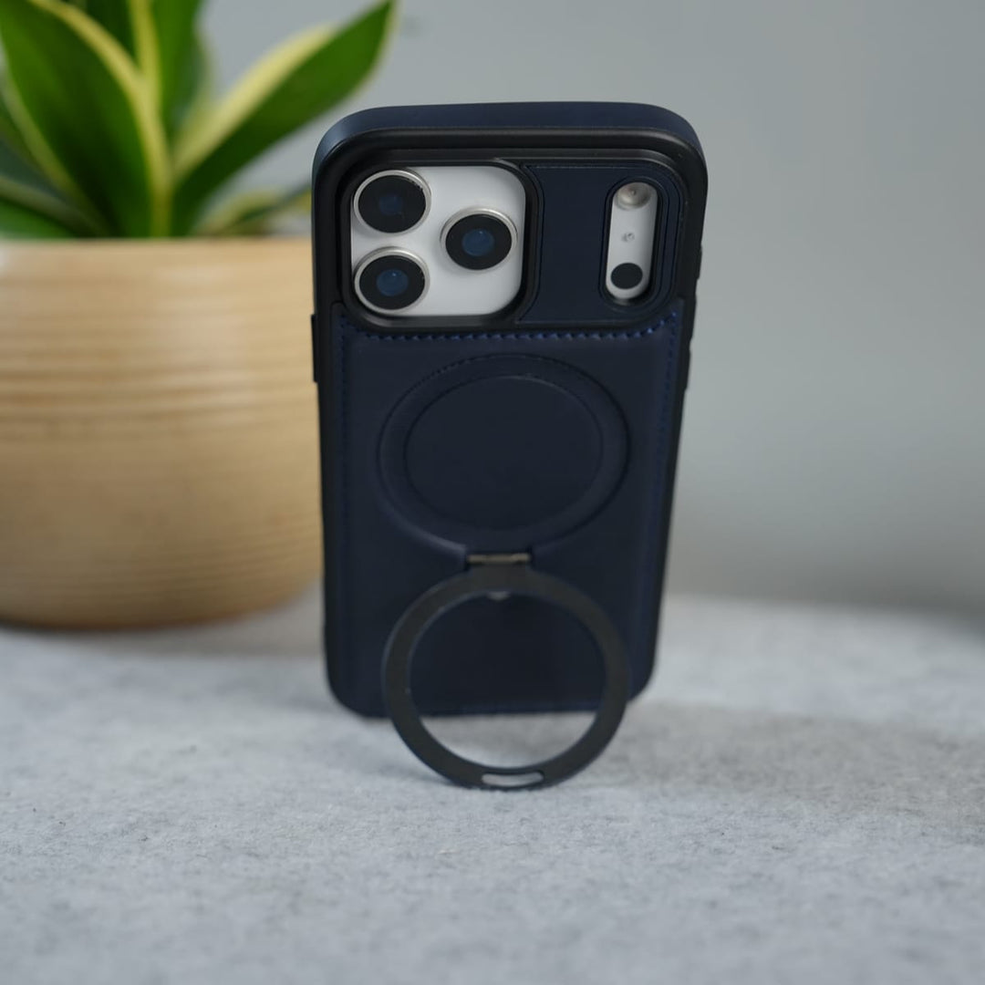 FRATO iPhone 17 Series iPhone 17 Series Premium Leather MagSafe Case with Kickstand &amp; Camera Protection | Luxury Slim Cover