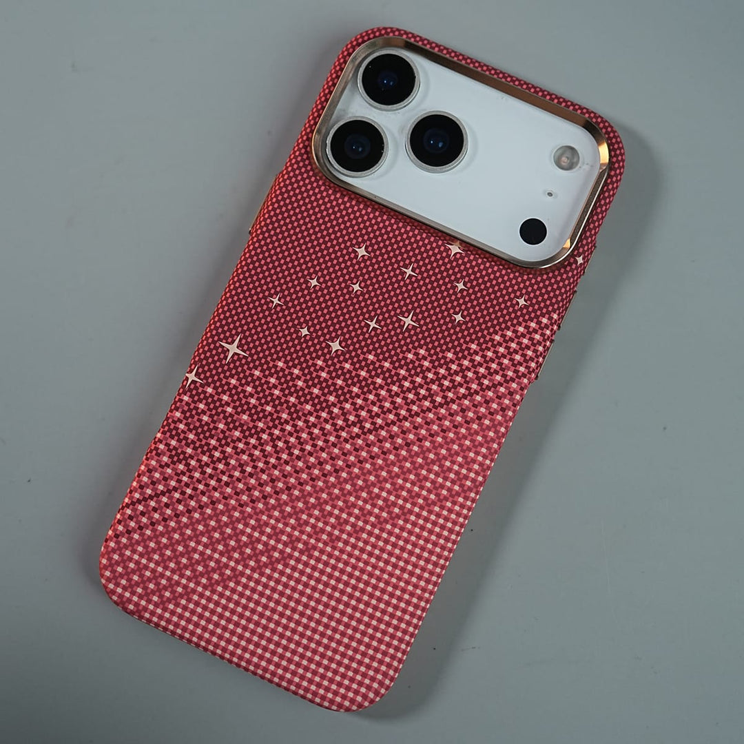 FRATO iPhone 17 Series iPhone 17 Series Premium Pixel Gradient MagSafe Case with Metal Camera Frame