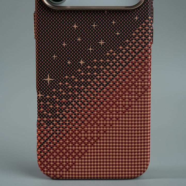 FRATO iPhone 17 Series iPhone 17 Series Premium Pixel Gradient MagSafe Case with Metal Camera Frame