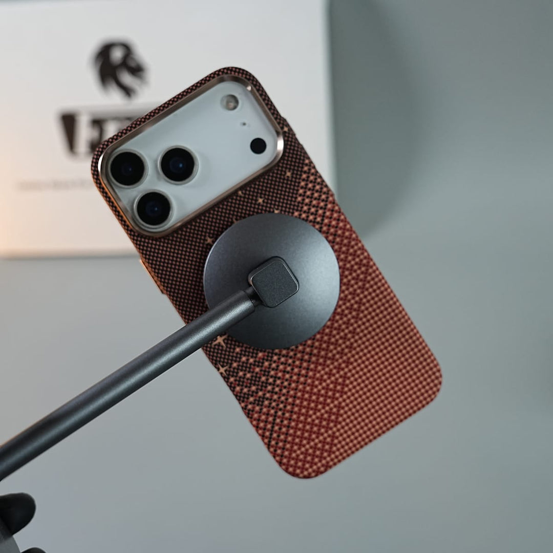 FRATO iPhone 17 Series iPhone 17 Series Premium Pixel Gradient MagSafe Case with Metal Camera Frame