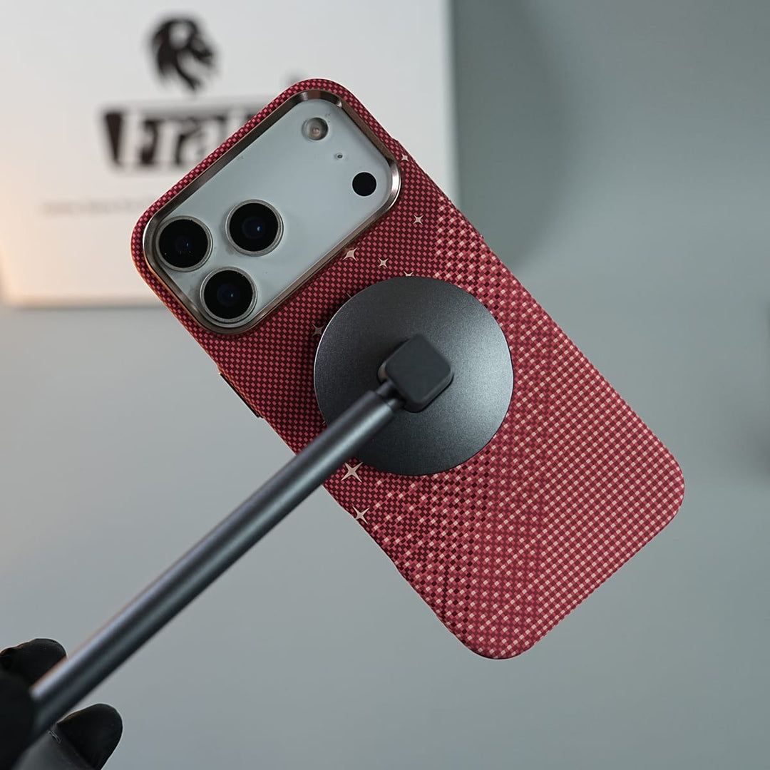 FRATO iPhone 17 Series iPhone 17 Series Premium Pixel Gradient MagSafe Case with Metal Camera Frame
