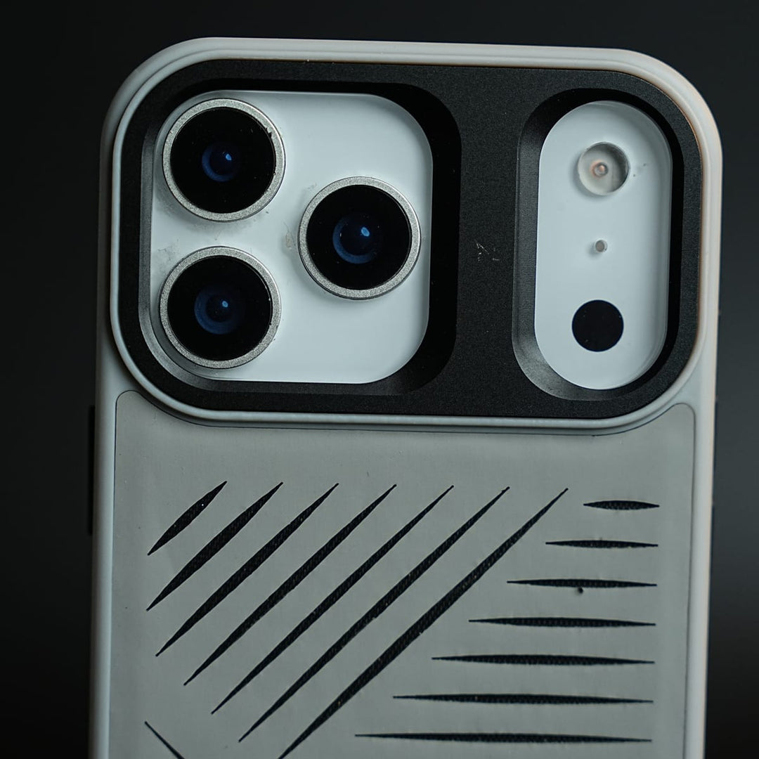 FRATO iPhone 17 Series iPhone 17 Series Premium PU Leather Cut Pattern MagSafe Case with Metal Camera Frame