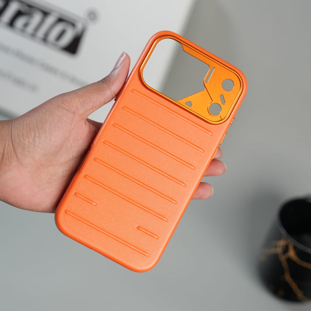 FRATO iPhone 17 Series iPhone 17 Series Premium PU Leather MagSafe Case | Metal Camera Frame Protective Cover
