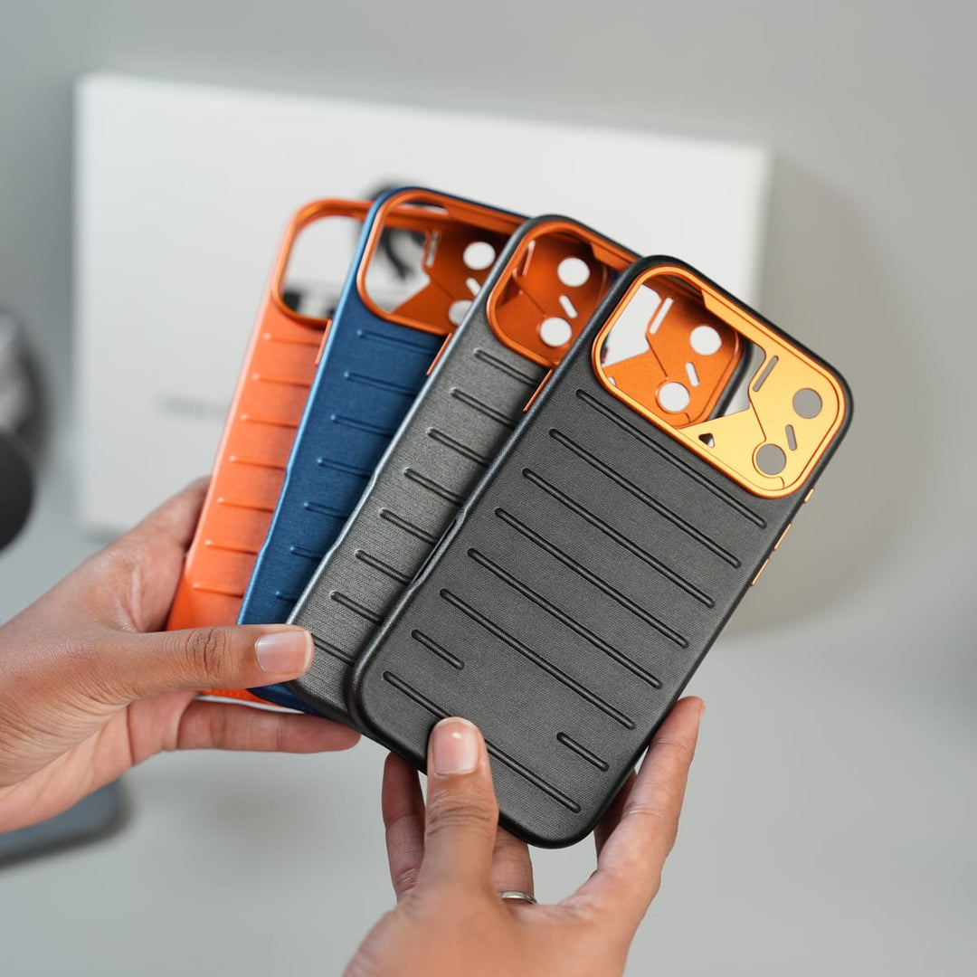 FRATO iPhone 17 Series iPhone 17 Series Premium PU Leather MagSafe Case | Metal Camera Frame Protective Cover