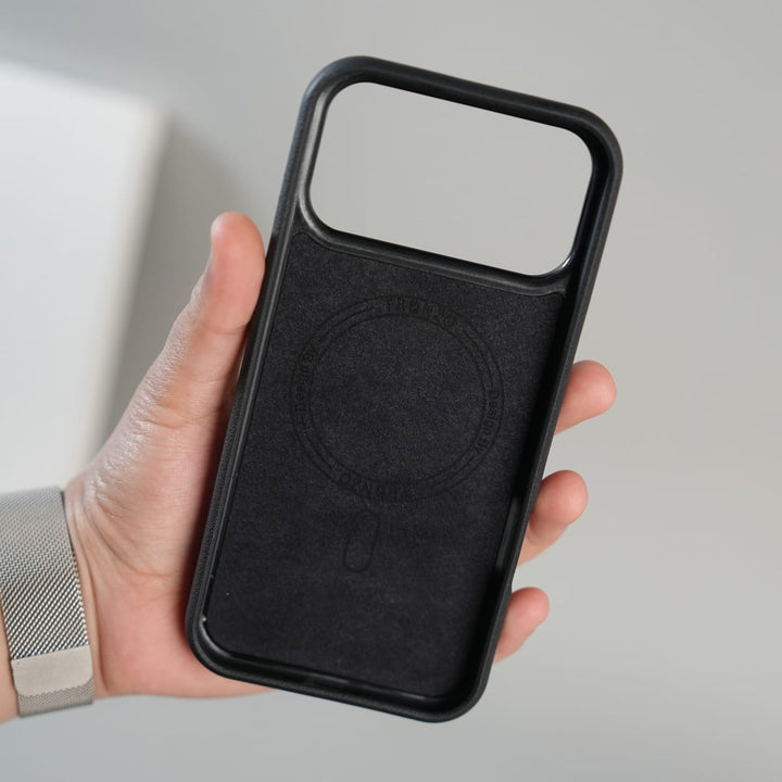FRATO iPhone 17 Series iPhone 17 Series Premium PU Leather Suitcase MagSafe Case with Foldable Stand