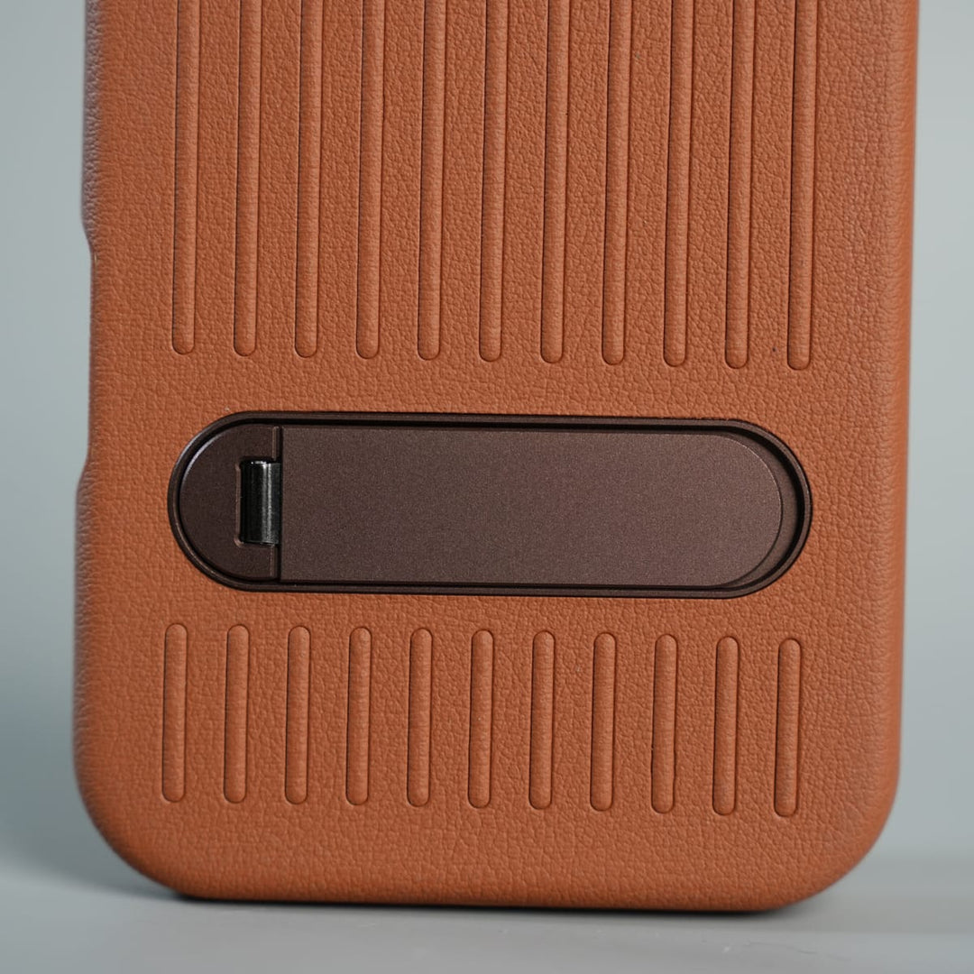 FRATO iPhone 17 Series iPhone 17 Series Premium PU Leather Suitcase MagSafe Case with Foldable Stand