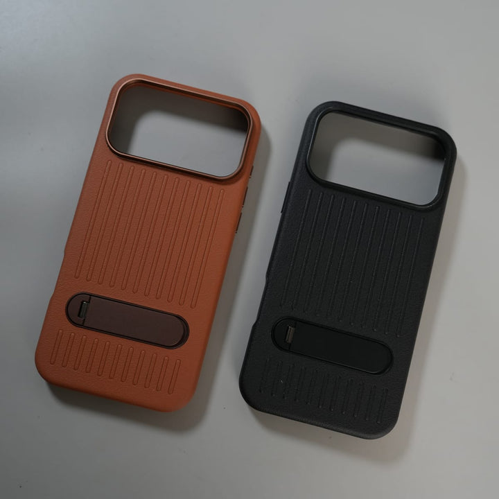 FRATO iPhone 17 Series iPhone 17 Series Premium PU Leather Suitcase MagSafe Case with Foldable Stand