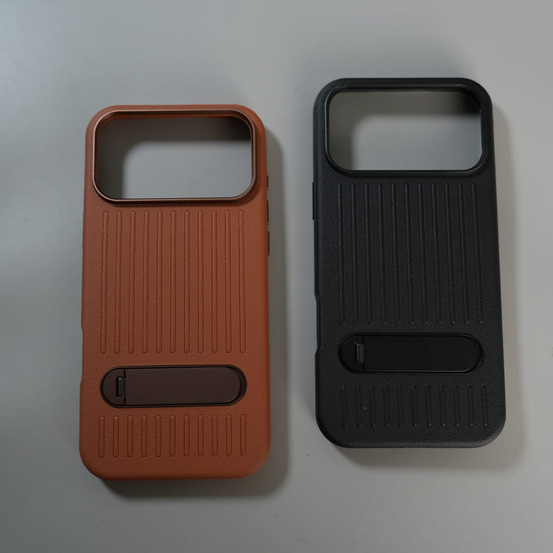 FRATO iPhone 17 Series iPhone 17 Series Premium PU Leather Suitcase MagSafe Case with Foldable Stand