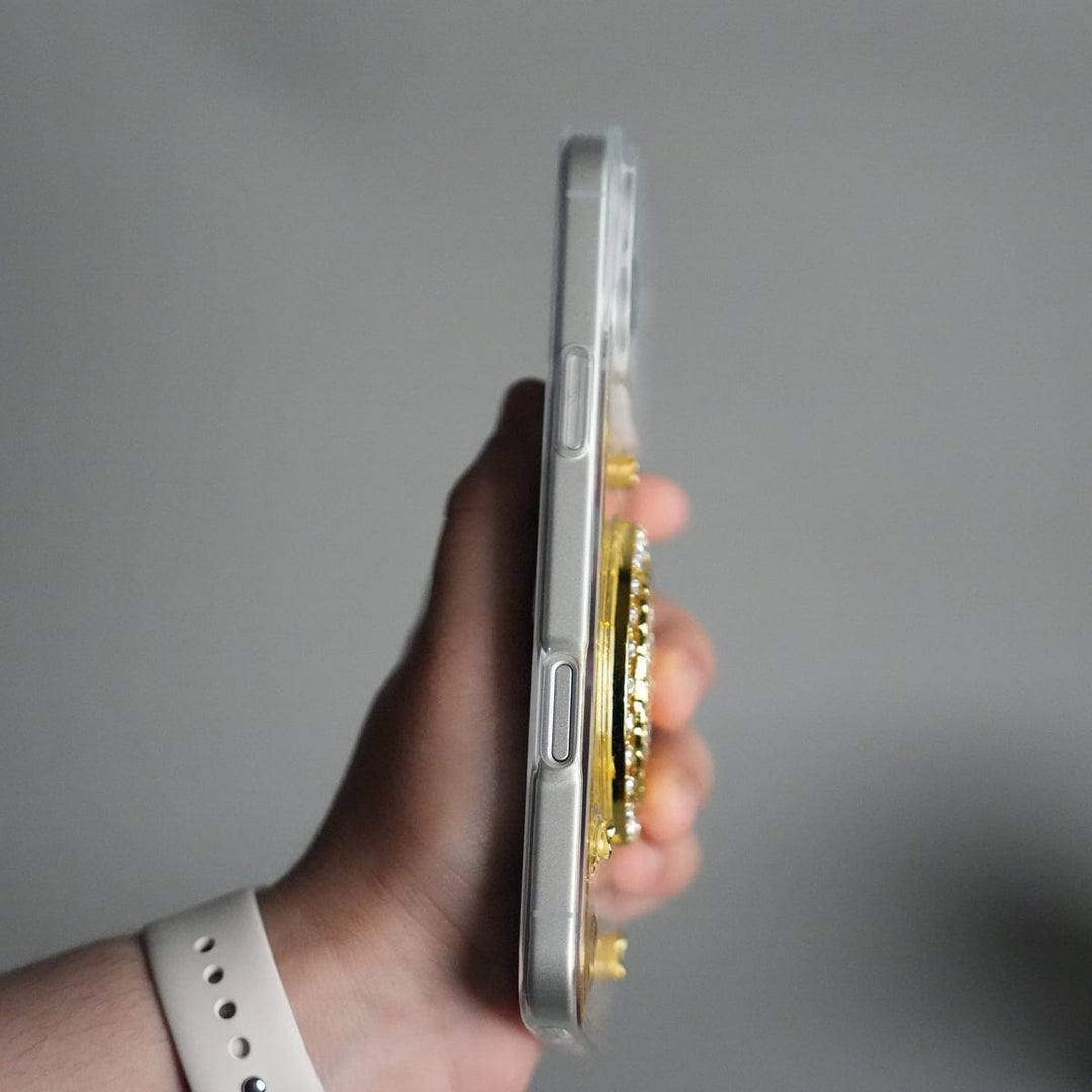 FRATO iPhone 17 Series iPhone 17 Series Premium Rotation Dollar Bracelet Wristband Chain Phone Case Cover