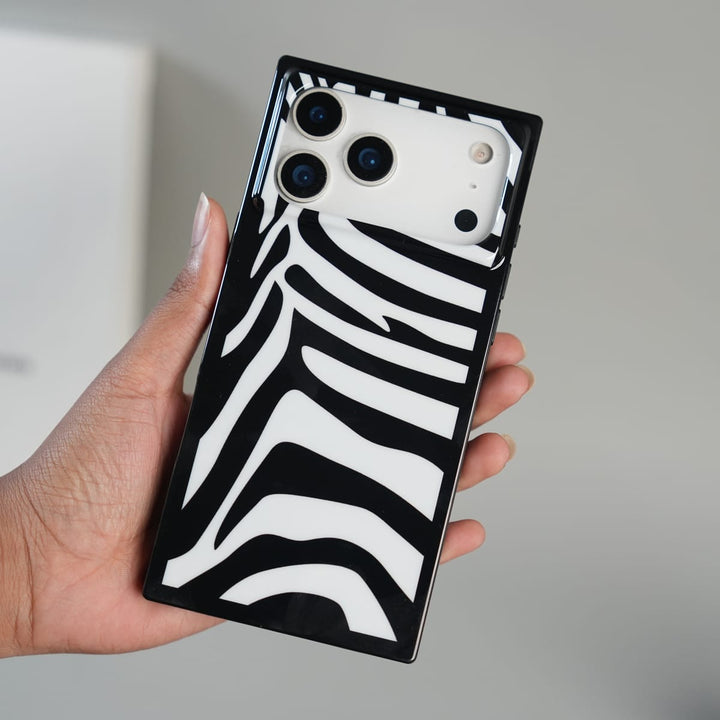 FRATO iPhone 17 Series iPhone 17 Series Premium Zebra Print Glossy Silicone Cover