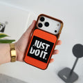 iPhone 17 Series Sports Message Chrome Plated Case Cover