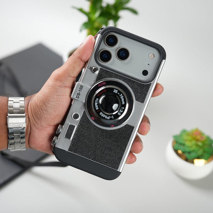 FRATO iPhone 17 Series iPhone 17 Series Retro Camera Design Case with Lanyard | Shockproof Protective Cover