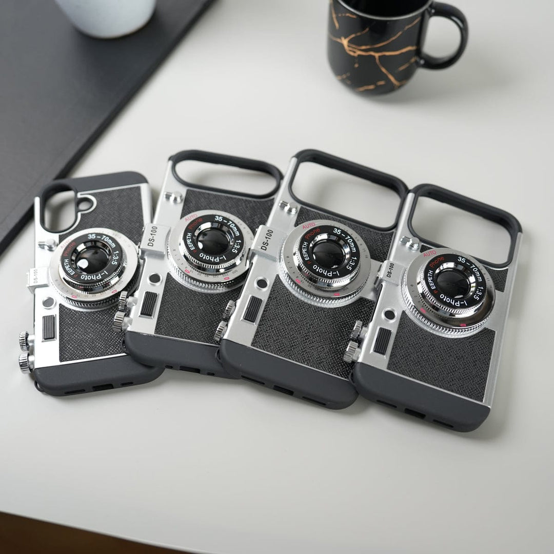 FRATO iPhone 17 Series iPhone 17 Series Retro Camera Design Case with Lanyard | Shockproof Protective Cover
