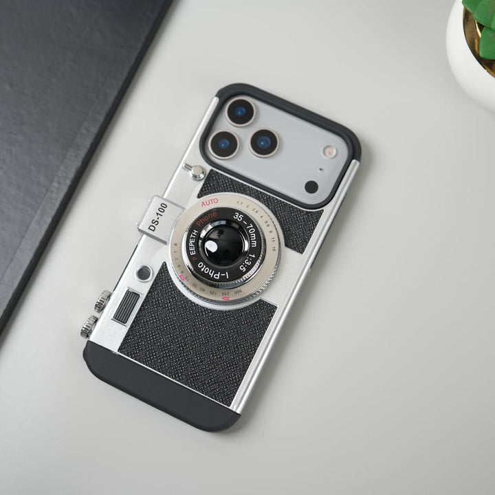 FRATO iPhone 17 Series iPhone 17 Series Retro Camera Design Case with Lanyard | Shockproof Protective Cover