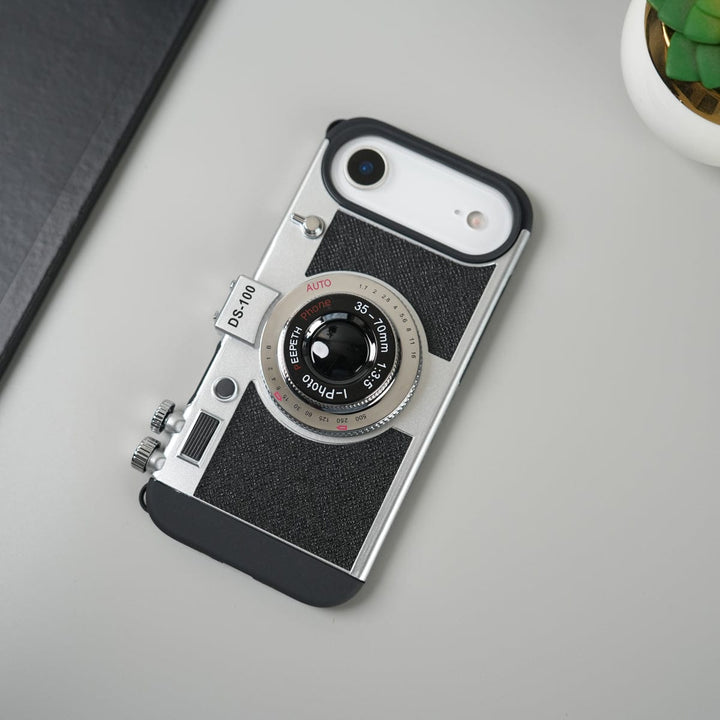 FRATO iPhone 17 Series iPhone 17 Series Retro Camera Design Case with Lanyard | Shockproof Protective Cover