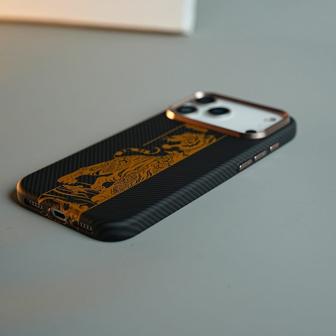 FRATO iPhone 17 Series iPhone 17 Series Royal Gold Tiger Edition Magsafe Case