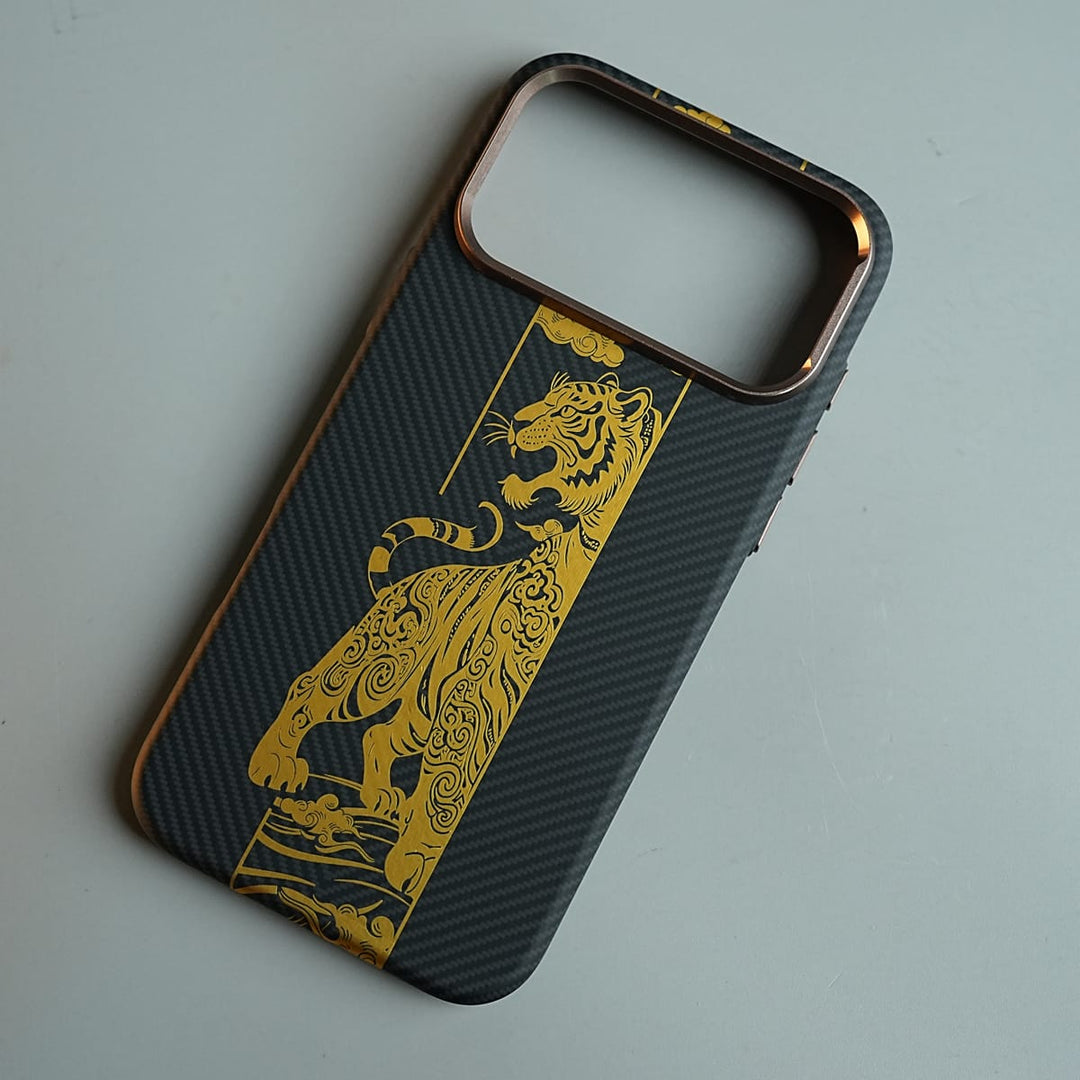 FRATO iPhone 17 Series iPhone 17 Series Royal Gold Tiger Edition Magsafe Case