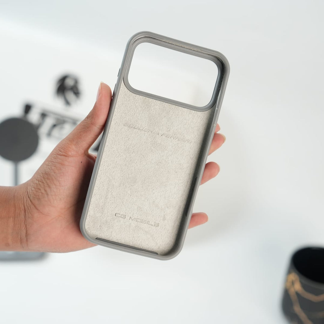 FRATO iPhone 17 Series iPhone 17 Series Sports Car Logo Liquid Silicone Case Cover - Gray