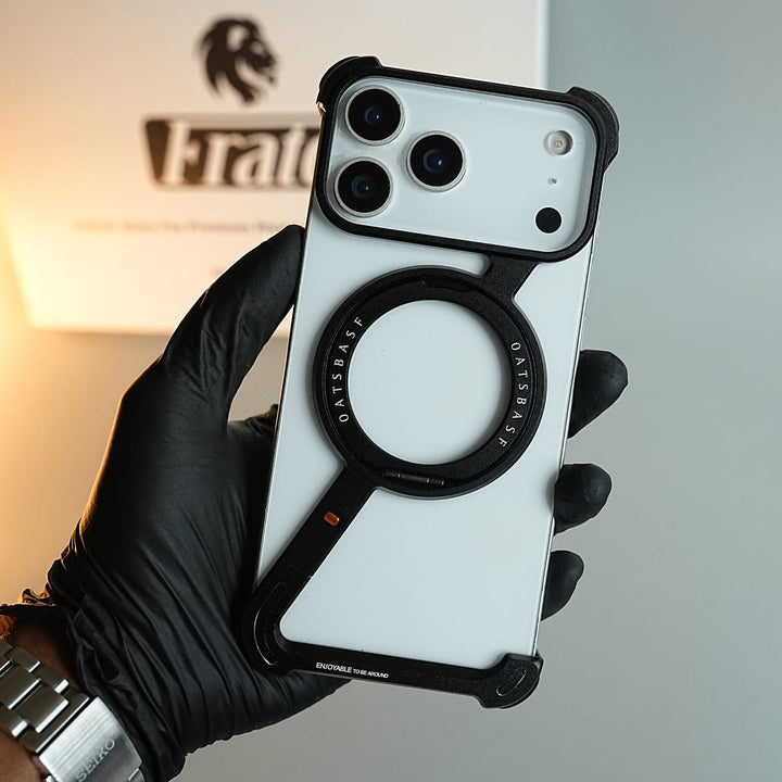 FRATO iPhone 17 Series iPhone 17 Series Z Shape Aluminum Metal Rotating Kickstand Frameless Design