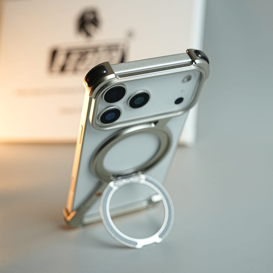 FRATO iPhone 17 Series iPhone 17 Series Z Shape Aluminum Metal Rotating Kickstand Frameless Design
